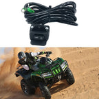 For UTV / Pickup Truck / ATV Electric Winch Relay Heavy Duty Solenoid Contactor with Rocker Arm & Switch, Winch Relay with Rocker Arm & Switch
