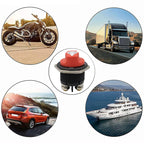 Car Yacht Battery Selector Isolator Disconnect Rotary Switch Cut With Power Cord, 50A 10AWG, 100A 8AWG, 200A 6AWG, 300A 6AWG