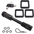 5/8 inch Tow Hitch Ball Bar Trailer Coupler Lock Pin Heavy Duty with 2 inch Muffler Pad, with 2 inch Muffler Pad