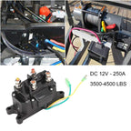 For UTV / Pickup Truck / ATV Electric Winch Relay Heavy Duty Solenoid Contactor, Winch Relay