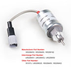 For Perkins 8000 Excavator Flameout Solenoid Valve U85206451, U85206451