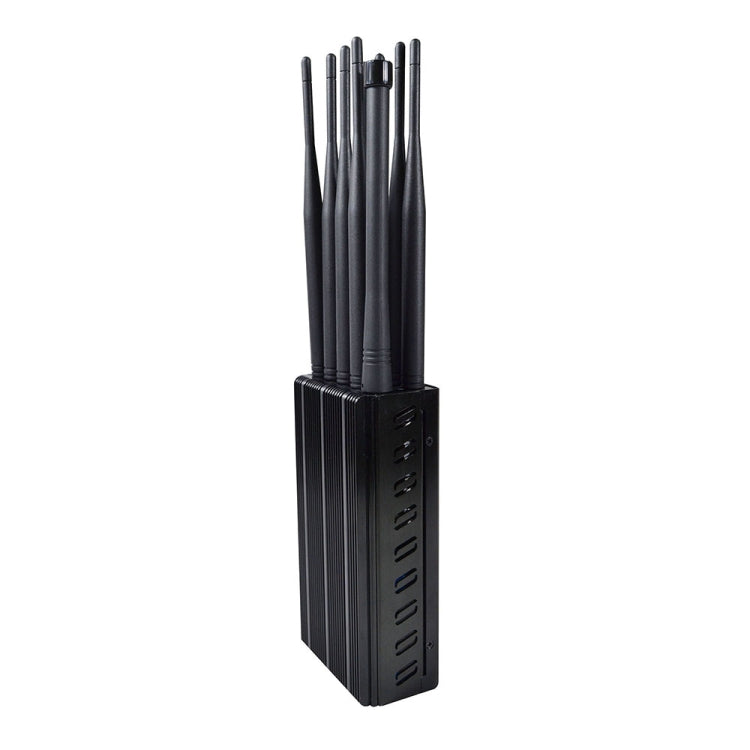 JAX-121A-10A 2G/3G/4G/5.8G/WIFI/GPS/LOJACK 10 Antennas Mobile Signal Jammer, JAX-121A-10A