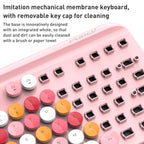 FOREV FFVWI9 Mixed Color Portable 2.4G Wireless Keyboard Mouse Set