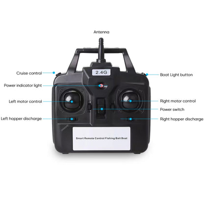 D12C Multi-function Intelligent Remote Control Nest Ship Fishing Bait Boat, D12C