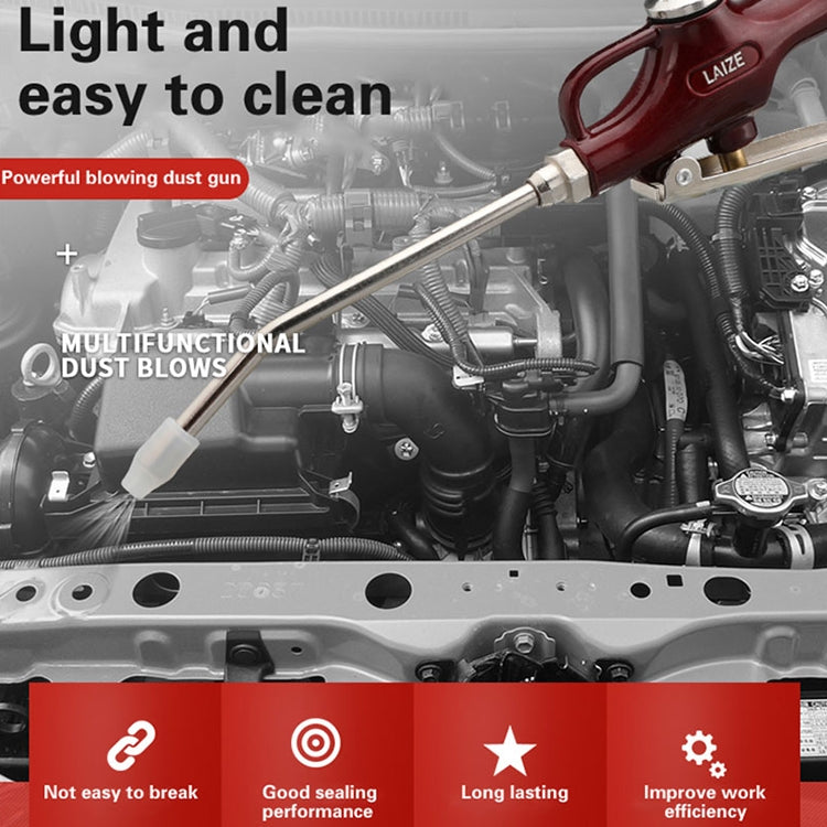 LAIZE Aluminum Alloy Cleaning Dust Removing Gun Strong Blow Dust Gun, Blow Dust Gun