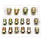 Car 25ft Zinc Plated Brass Brake Tube with Fittings, 25ft