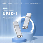 ORICO UFS Flash Drive, Read: 411MB/s, Write: 353MB/s, 64GB USB-A, 64GB Type-C, 128GB USB-A, 128GB Type-C, 256GB USB-A, 256GB Type-C, 512GB USB-A, 512GB Type-C