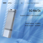 ORICO UFS Flash Drive, Read: 411MB/s, Write: 353MB/s, 64GB USB-A, 64GB Type-C, 128GB USB-A, 128GB Type-C, 256GB USB-A, 256GB Type-C, 512GB USB-A, 512GB Type-C