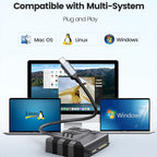 ORICO UTS1 Type-C / USB-C USB 3.0 2.5-inch SATA HDD Adapter with 12V 2A Power Adapter, 0.3m, 0.5m, 1m
