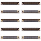 10pcs LCD Display FPC Connector On Motherboard, For Samsung Galaxy S21+ 5G SM-G996B, For Samsung Galaxy S21 Ultra 5G SM-G998