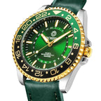 Ochstin 5019G Fashion Business Waterproof Leather Strap Quartz Watch