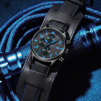 Ochstin 7227 Multifunctional Business Leather Wrist Wrist Waterproof Quartz Watch