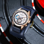 Ochstin 7229 Multifunctional Business Leather Wrist Wrist Waterproof Luminous Quartz Watch
