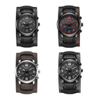 Ochstin 7230 Multifunctional Business Leather Wrist Wrist Waterproof Quartz Watch