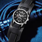 Ochstin 7231 Multifunctional Business Leather Wrist Wrist Waterproof Quartz Watch