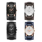 Ochstin 7232 Multifunctional Business Leather Wrist Wrist Waterproof Quartz Watch