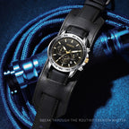 Ochstin 7234 Multifunctional Business Leather Wrist Wrist Waterproof Quartz Watch