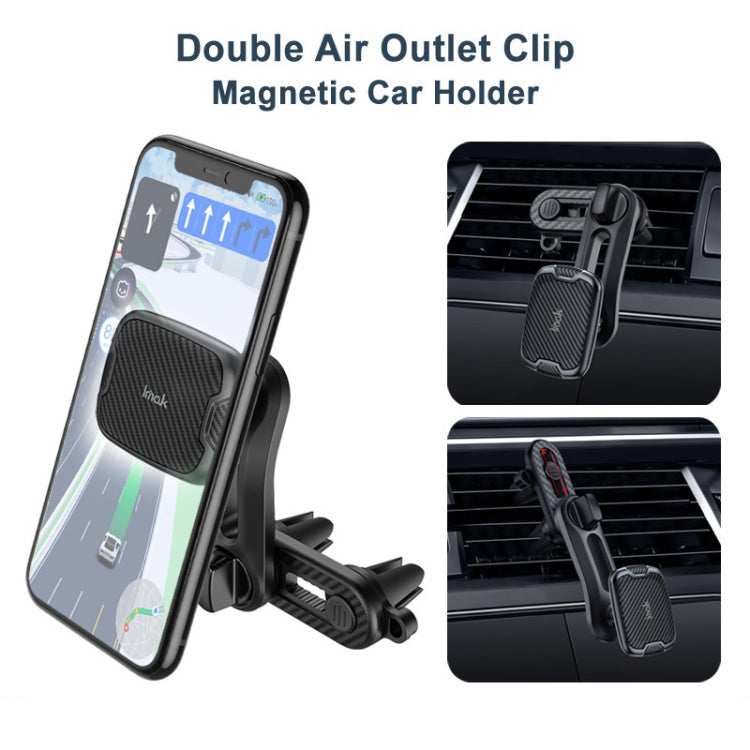 IMAK C5-F2 Dual Chip Air Outlet Magnetic Car Holder, C5-F2