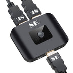 NK-H82 8K UHD HDMI 2X1 One-way Switch with Remote Control, NK-H82