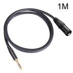 TC145BK19 6.35mm 1/4 inch TRS Male to XLR 3pin Male Audio Cable, 1m, 1.8m, 3m, 5m, 10m
