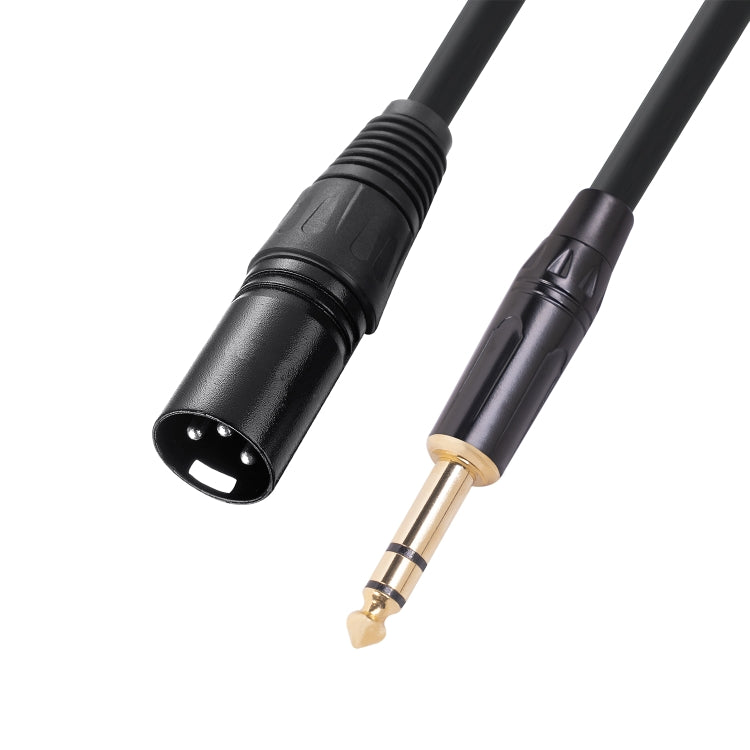 TC145BK19 6.35mm 1/4 inch TRS Male to XLR 3pin Male Audio Cable, 1m, 1.8m, 3m, 5m, 10m