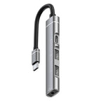 USB-C / Type-C to 3.5mm + 2USB + Type-C HUB Docking Station
