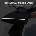 Winter Fleece Thickened Warm Outdoor Motorcycle Gloves, Big Mouth Version, Small Mouth Version