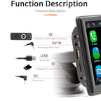 7 inch Wireless CarPlay Radio Multimedia Player 1080P IPS Touch Screen MP5 Radios Bluetooth Monitor, B500W