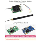 Waveshare Dedicated 3007 Cooling Fan for Raspberry Pi Compute Module 4 CM4, 5V, 12V