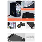 Waveshare Mini Tower NAS Kit for Raspberry Pi 4B Support Up to 2TB M.2 SATA SSD