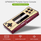 Waveshare GPM280 WiFi Portable Game Console Base on Raspberry Pi Zero, 2W with 32GB TF Card, US Plug, EU Plug