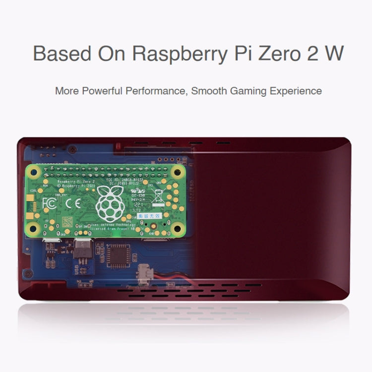 Waveshare GPM280 WiFi Portable Game Console Base on Raspberry Pi Zero, 2W with 32GB TF Card, US Plug, EU Plug