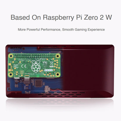 Waveshare GPM280 WiFi Portable Game Console Base on Raspberry Pi Zero, 2W with 32GB TF Card, US Plug, EU Plug