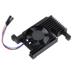 Waveshare Dedicated All-In-One Aluminum Alloy Cooling Fan, For Raspberry Pi 4B