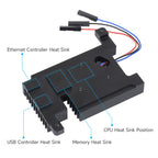 Waveshare Dedicated All-In-One Aluminum Alloy Cooling Fan, For Raspberry Pi 4B