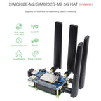 Waveshare SIM8262E-M2/SIM8202G-M2 5G HAT Multi-band For Raspberry Pi, Multi-band