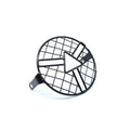 Motorcycle Headlight Arrowhead Grill Guard Retro Round Lamp Grill Cover, Arrowhead Grill Guard