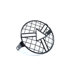 Motorcycle Headlight Arrowhead Grill Guard Retro Round Lamp Grill Cover, Arrowhead Grill Guard