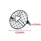 Motorcycle Headlight Arrowhead Grill Guard Retro Round Lamp Grill Cover, Arrowhead Grill Guard