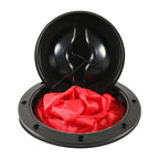 A6651-01 Universal 6 inch Round Deck Hatch Cover with Red Mesh Pocket, A6651-01