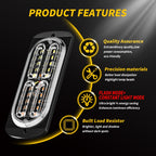 2pcs DC12-24V 3.2W Car 20LED Ultra-thin Strobe Light, 20LED