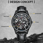 OCHSTIN 6020C Masterpiece Hollow Mechanical Men Watch