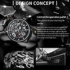 OCHSTIN 6020C Masterpiece Hollow Mechanical Men Watch