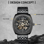 OCHSTIN 7262 Masterpiece Series Mechanical Steel Band Men Watch