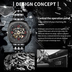 OCHSTIN 7262 Masterpiece Series Mechanical Steel Band Men Watch