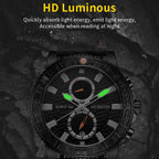Ochstin 6045A Multifunctional Quartz Luminous Genuine Leather Men Watch