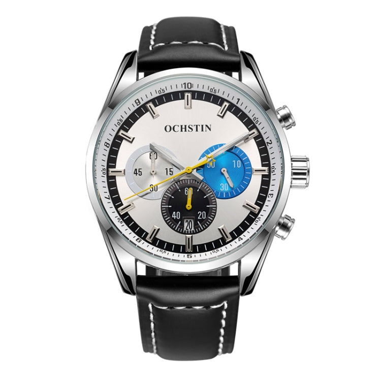 Ochstin 6046A Business Style Quartz Men Leather Watch