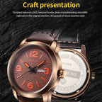 Ochstin 6047B Business Style Quartz Men Leather Watch