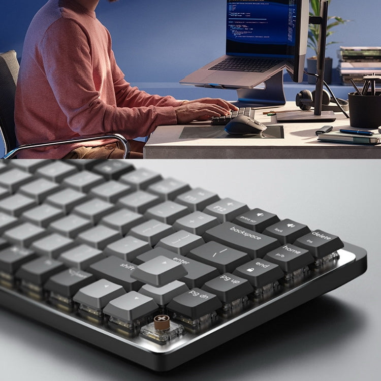 Logitech MX Mechanical Wireless Bluetooth Dual Mode Keyboard with Logi Bolt USB Receiver