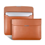 Ultra-thin PU Leather Laptop Sleeve, For 13.3 / 13.6 / 14 inch Laptop, For 15 / 15.4 / 16 inch Laptop
